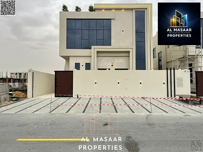 للبيع فيلا بتصميم مودرن مميز| شامل رسوم التسجيل والتملك | قريبه من شارع محمد بن زايد وشارع الامارات | قريبه من جميع الخدمات