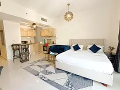 High-Floor Studio in AG Tower | Fully Furnished with Canal View!