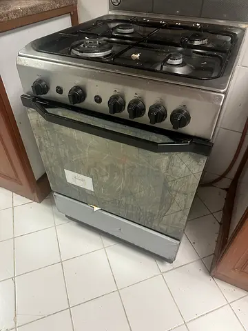 Used cooking range - stainless steel