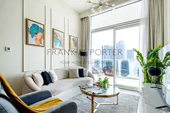 Bright 2BR with Canal View in Business Bay| Ideal for Mid - Term, Monthly &amp; Weekley Stays | All 