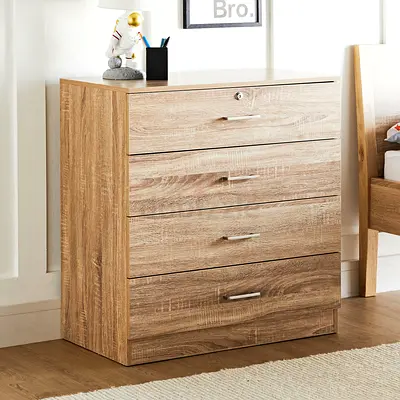 Chest of 4-Drawers ( 2 Pieces)