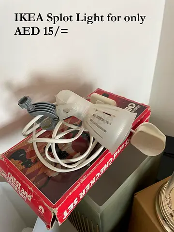 IKEA Small Spotlight Lamp - White, Used