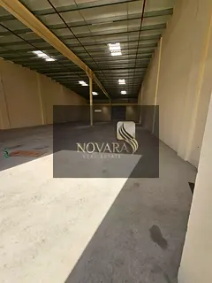 "Two Adjacent Warehouses for Rent – 8,100 sq. ft. in Al Jurf Industrial 1, Ajman, 46 kW Elect