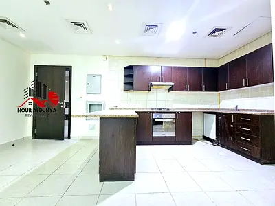 MONTHLY PAYMENTS ( 12 CHEQUES ) - SPACIOUS 1BHK WITH BIG BALCONY - RENT 58K - OPEN VIEW - GYM + SWIMMING + CAR PARKING FREE - FAMILY BUILDING