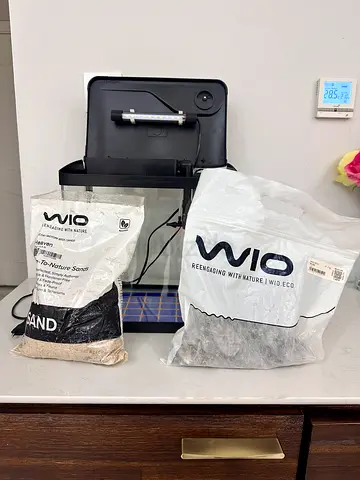 Brand New Nano Aquarium 13L + Filter, Pump, Light + WIO Sand  Rocks