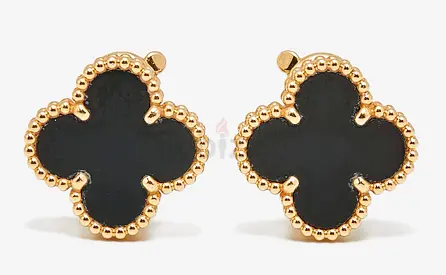 Van Cleef  Arpels Onyx Earringd