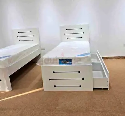 New Single Bed with Storage Drawer New Available For Sale