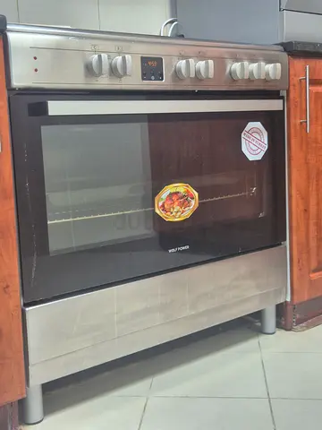 Stainless Steel Freestanding Oven with Gas Cooktop - Good Working Condition
