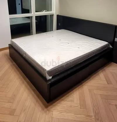 Ikea king size bed with mattress available in perfect condition