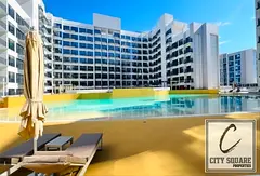 Fully furnished studio || High floor|| in Azizi Mirage