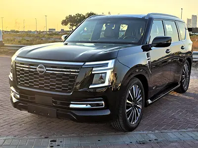 Nissan Patrol LE Platinum City 3.5l Twin turbo petrol A/T 4WD SUV Black Color Inside Tan GCC 2026