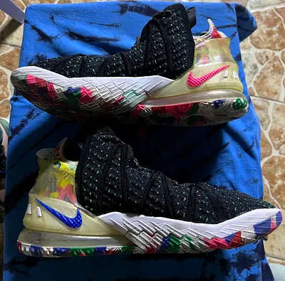 Nike LeBron Soldier 17 Multicolor Mens Sneakers - Size 43