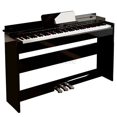 MEGARYA A803 Black Digital Piano – Powerful Performance with Elegant Design