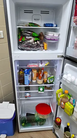 Small double-door fridge in good working condition - ideal for kitchen or office