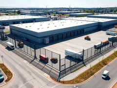 Prime Corner Warehouse Compound for Sale – Main Road Location