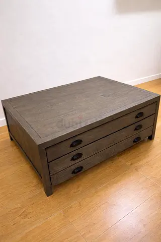 Pottery Barn Coffee Table With Drawers