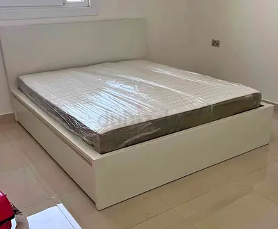 Ikea Malm bed with mattress queen size