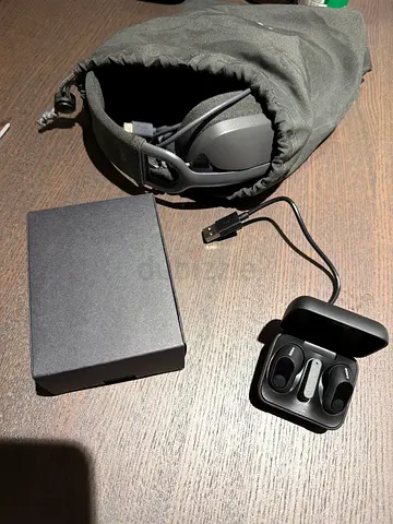 Sony Wireless Noise Cancelling Headphones and Logi over the ear headphones (used)