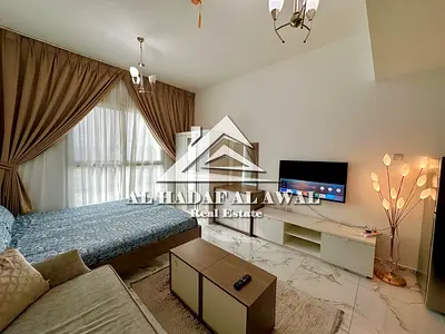 For monthly rent in muwaileh, Studio with internet and parking
