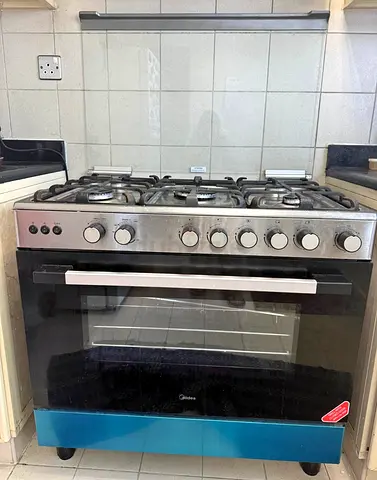 Midea Gas Stove 90Cm , Heavy Duty inside Fan , DELIVERY + WARRANTY