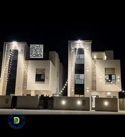 For sale: 7-bedroom villa with a roof terrace in Al Helio 2, Ajman. Registration fees included. Freehold , Bank financing