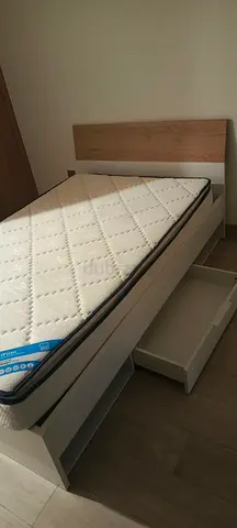 Complete Bedroom Set | Bed + Mattress + Side Tables + Rack