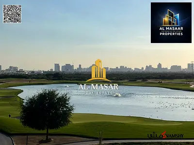 Villa for sale in Al Zorah, golf course complex, in the heart of nature, with a direct view of the lake and golf courses and a large area.