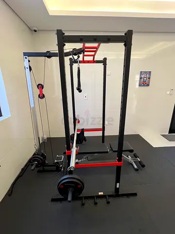 Power Rack with Bench and Barbell - Complete Home Gym Setup