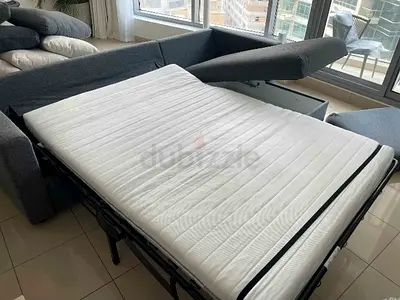IKEA vimle L Shape Sofa Bed Dark grey Good condition