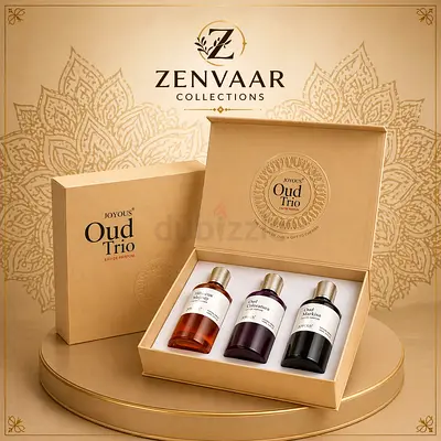 ZenVaar Joyous Oud Trio Eau De Parfum Gift Set - 3 x 10ml (New in Box)