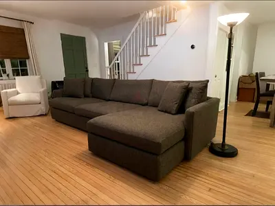 Crategbarrel L Shape Sofa Excellent condition