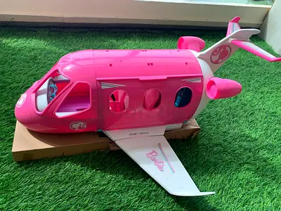 Barbie Doll Play Airplane Playset with Seats and Accessories