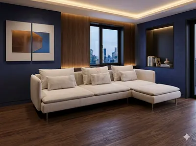 Ikea Soderhim L Shape Sofa