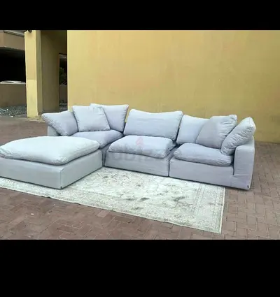 Marina Home Luscious Original Feather Filled Sofa Gray Good condition