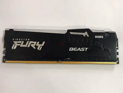 Kingston Fury Beast DDR5 RGB RAM – 32GB (Single Stick)      [PRICE IS NOT NEGOTIABLE]