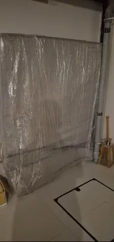 Queen mattress (wrapped) - good condition