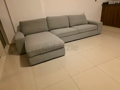 IKEA Kivik L Shape Sofa Gray Good condition