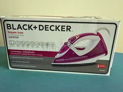 Black+Decker 2400W Steam Iron (New in Box)