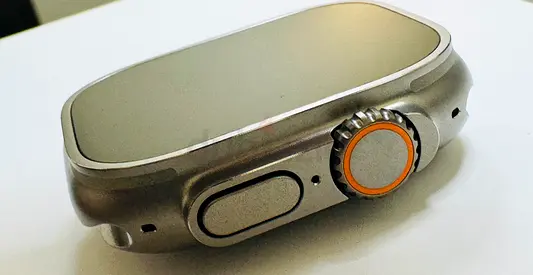 Brand New, Apple Watch Ultra 49mm Titanium, Blue/Gray Trail Loop S/M, TRA UAE, Full Box Packing