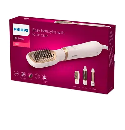Philips 3000 Series Hair Air Styler BHA310/03 - 3 Attachments, Lightly Used