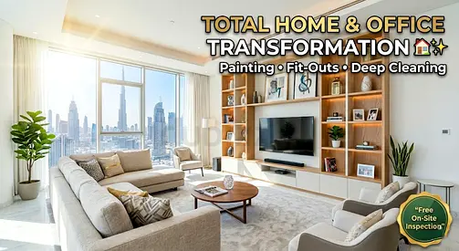 Total Home  Office Refresh | Painting • Fit-Out • Deep Cleaning
