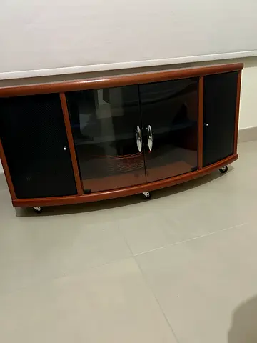Beautiful Brown  solid wood tv table