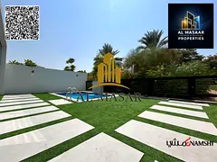In the heart of the Al Zorah golf courses, a smart villa fully equipped with air conditioning, elect