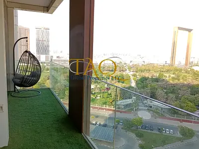 مفروشة بغرفتي نوم | إطلالة على الحديقة | الوصول إلى الشرفة