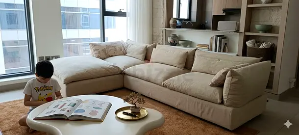 Marina home L Shape sectional sofa