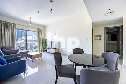 High Floor | Burj Khalifa & Canal views | Semi furnished | High Roi
