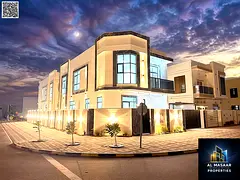 A unique opportunity to own a luxurious villa in the Al Zahiyah area of ​​Ajman, where modern de