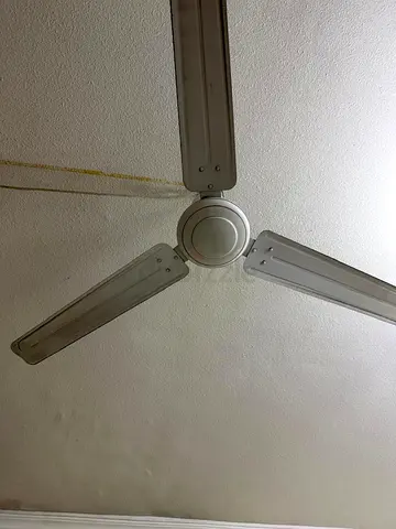 Used 3-Blade Ceiling Fan - Functional, Needs Cleaning