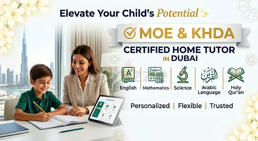 Home Tutor for English, Math, and Science – Available in Dubai