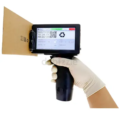 Portable Handheld Inkjet Coder / Batch Printer - Lightweight, Touchscreen. low price